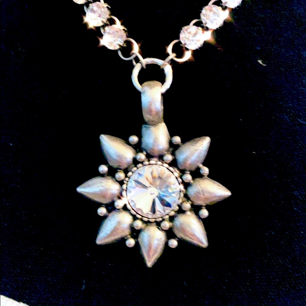 Swarovski Crystal necklace with silver Swarovski STAR … - Picture 5 of 5